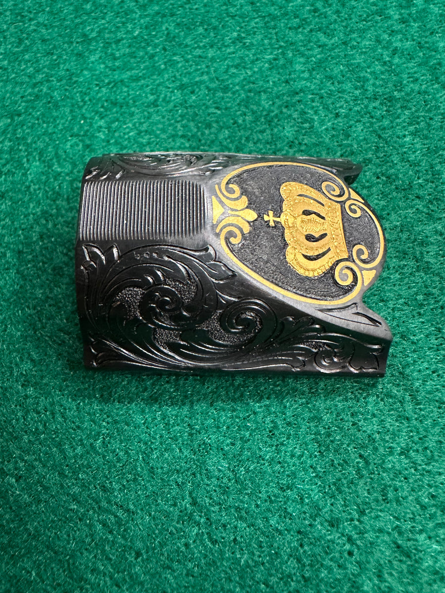 Engraved Krieghoff K80 Crown Top Latch Blued – Shamrock Sporting Arms
