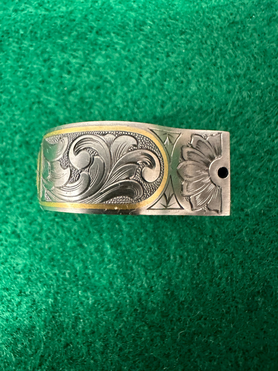 Engraved Krieghoff K80 5 choke tube barrel hanger Broken Gold Clay Shamrock Sporting Arms