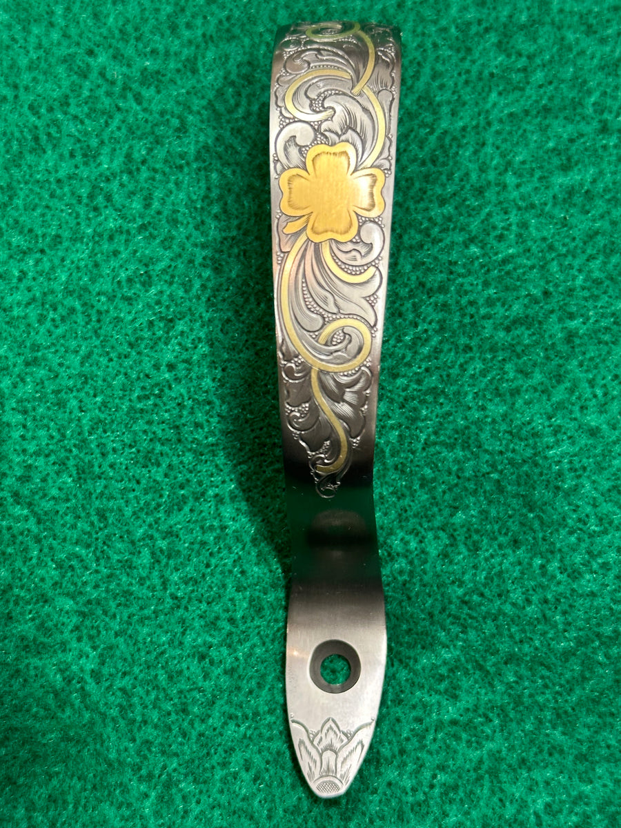 Engraved Krieghoff K80 trigger guard - Gold Shamrock – Shamrock ...