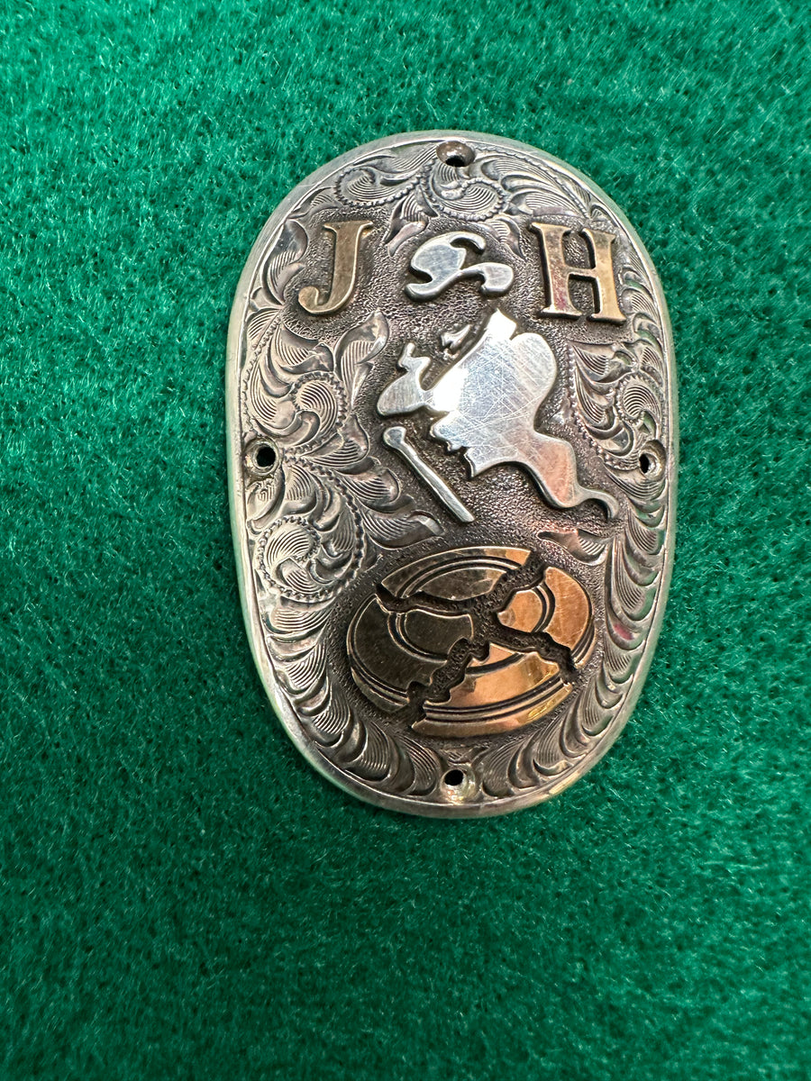 Engraved Krieghoff K80 Grip Cap Shamrock Sporting Arms